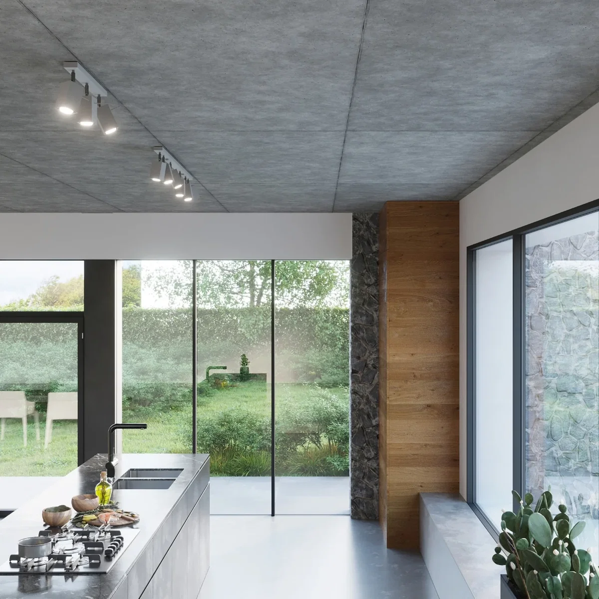 Ceiling lamp MERIDA 2 grey - gray – image 5