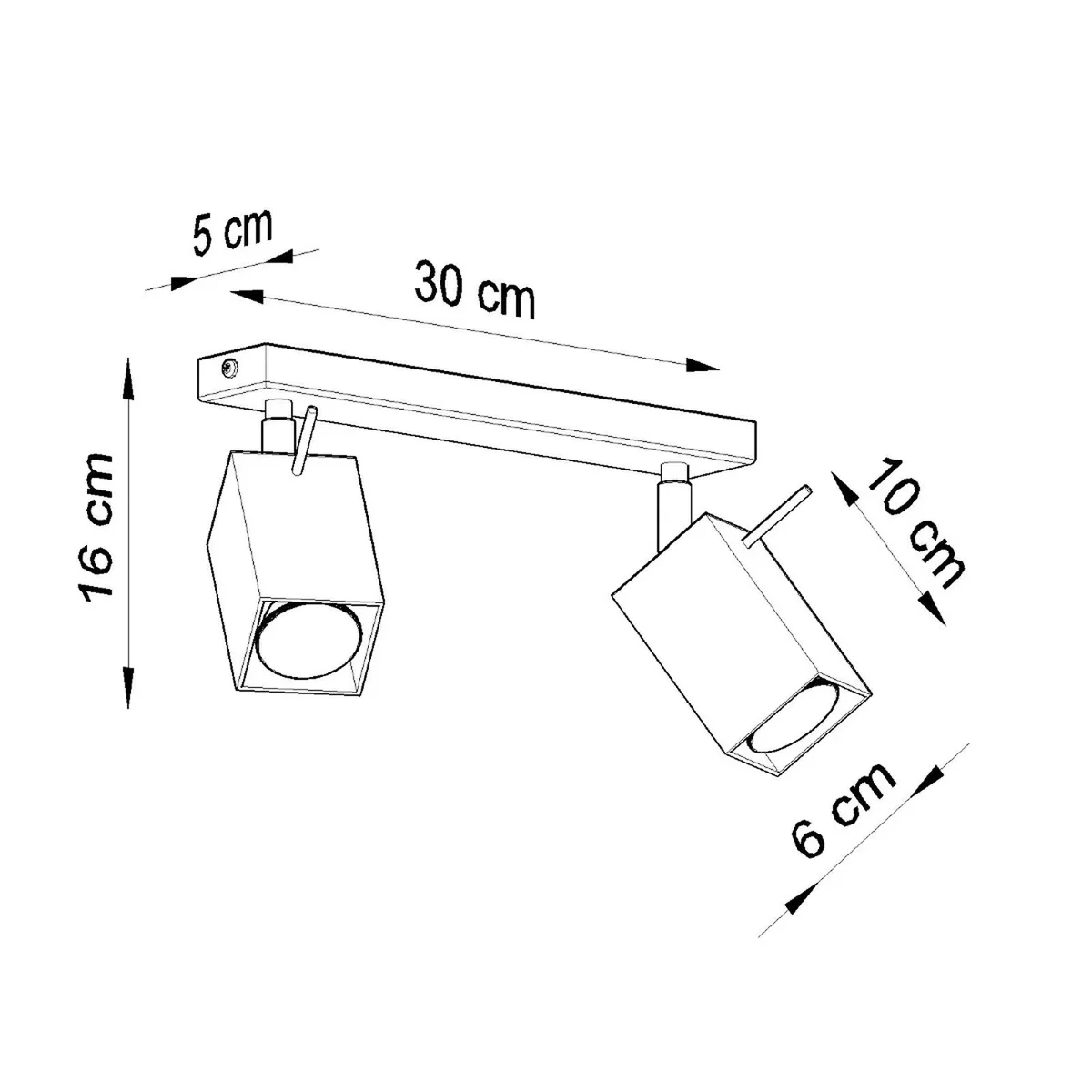 Ceiling lamp MERIDA 2 grey - gray – image 7