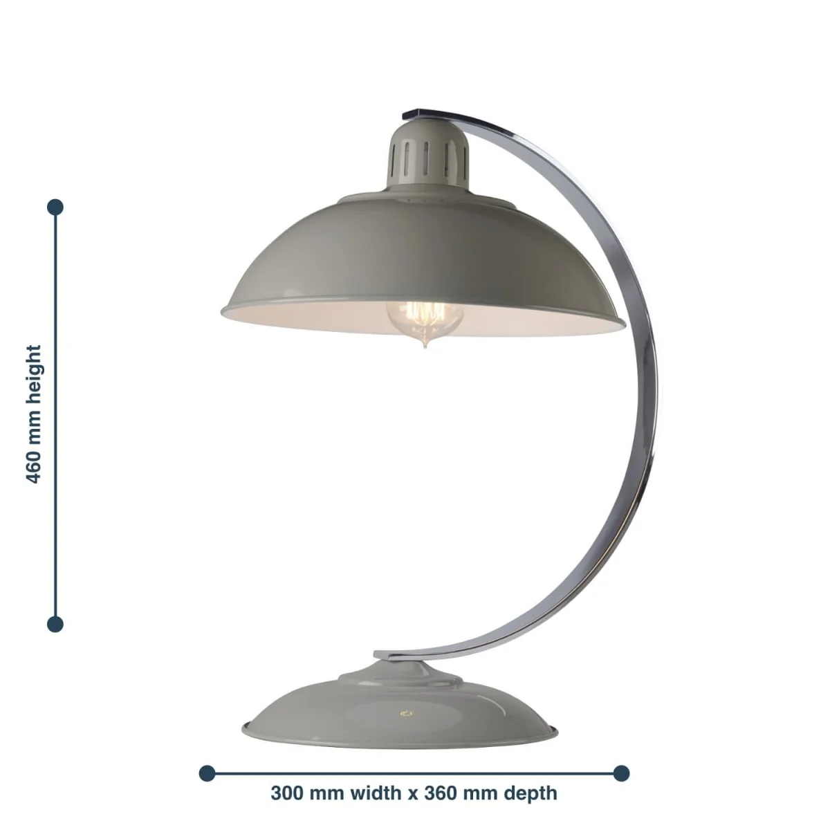Franklin Table Lamp Grey - Grey – image 2