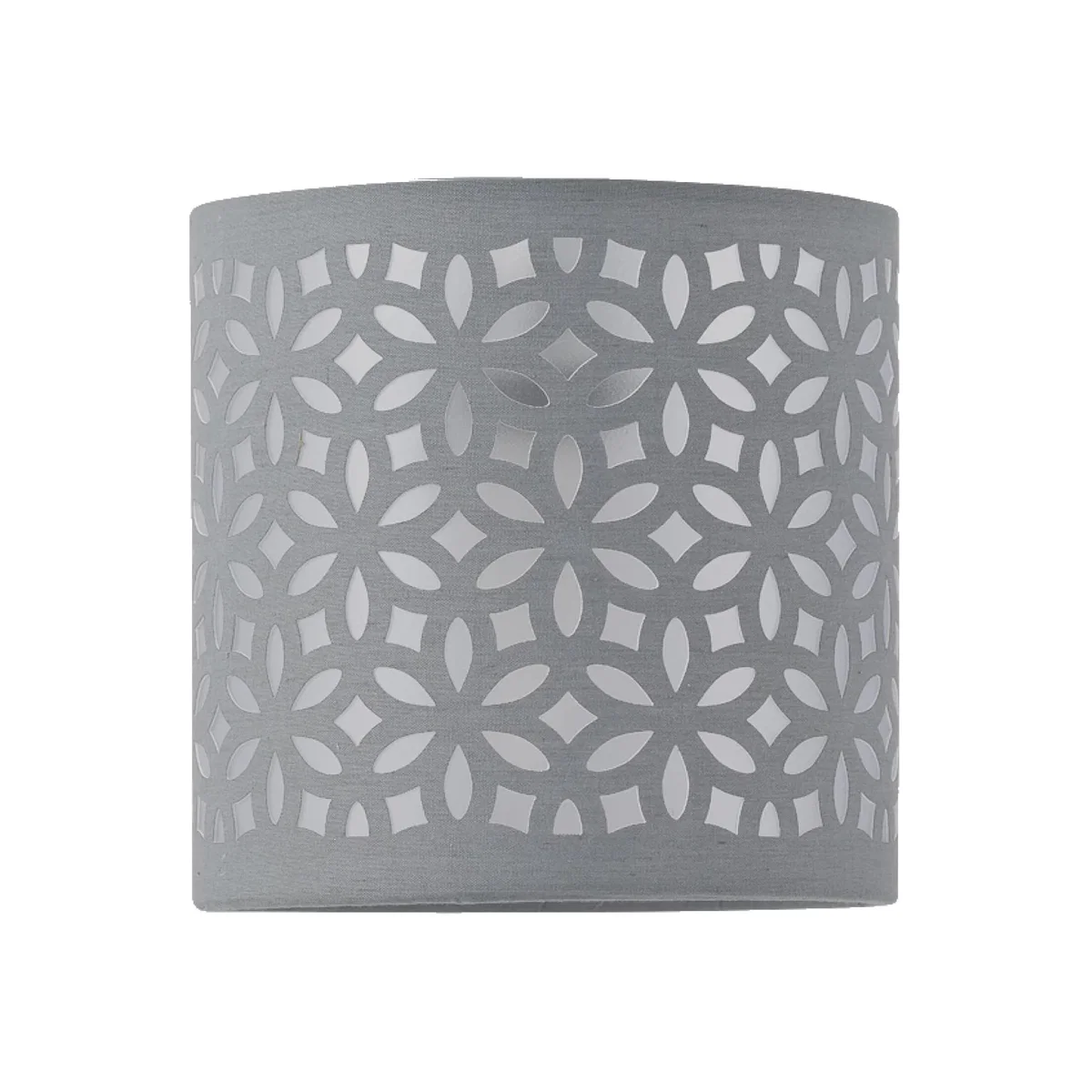 Accent Table Lamp With Shade - Chrome & Grey – image 1