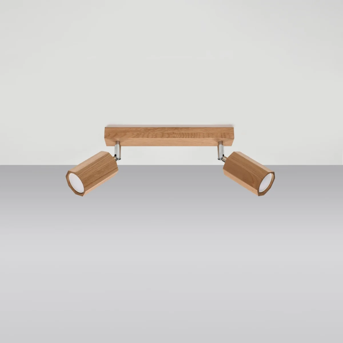 Ceiling lamp ZEKE 2 oak - oak – image 2