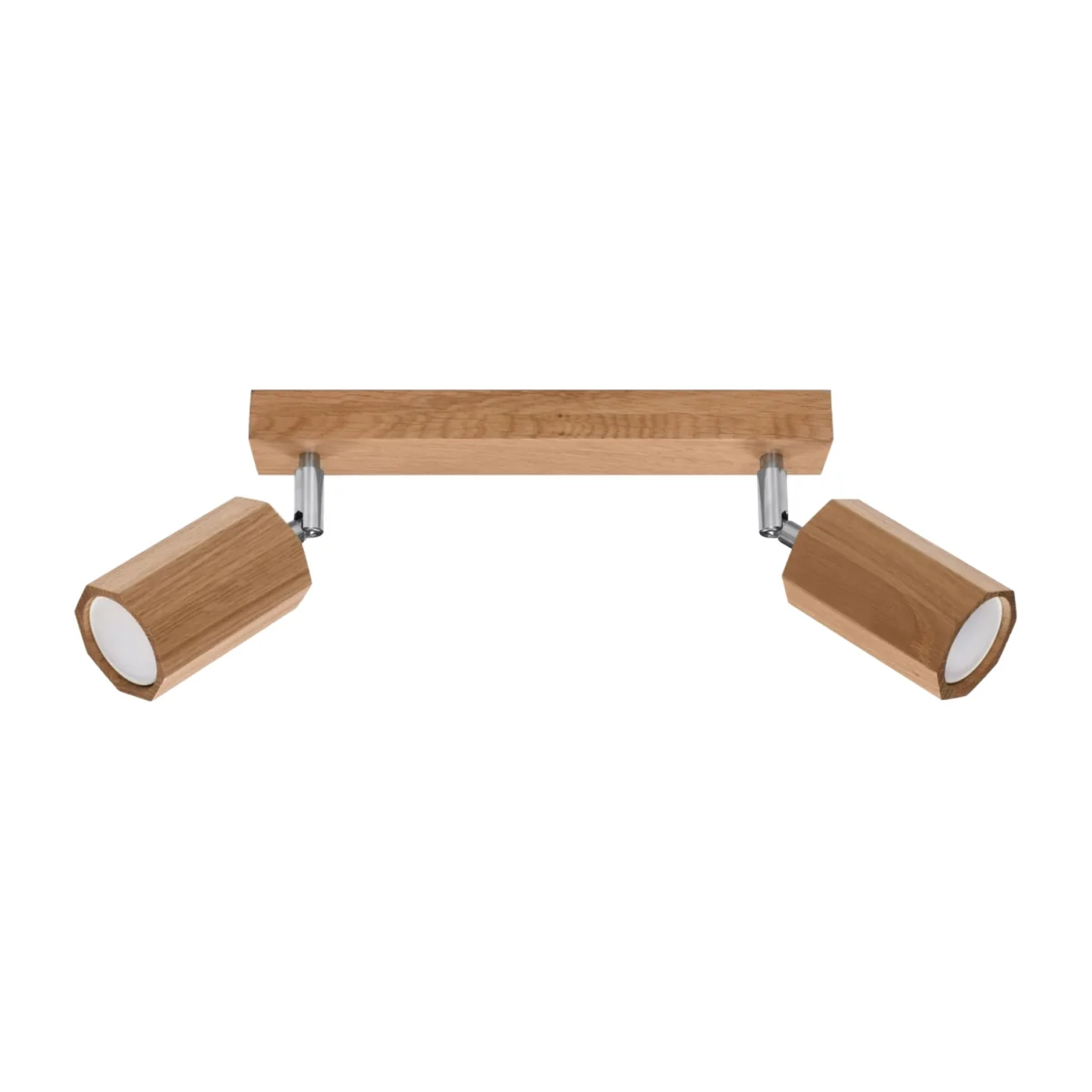 Ceiling lamp ZEKE 2 oak - oak – image 1