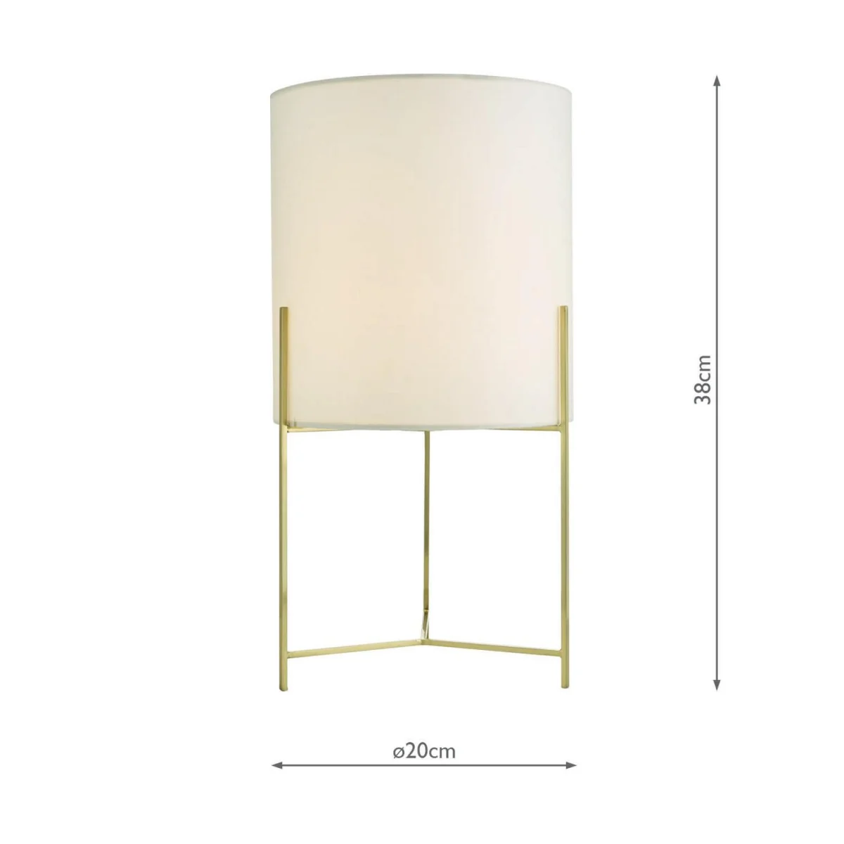 Michaela Table Lamp Satin Gold – image 3