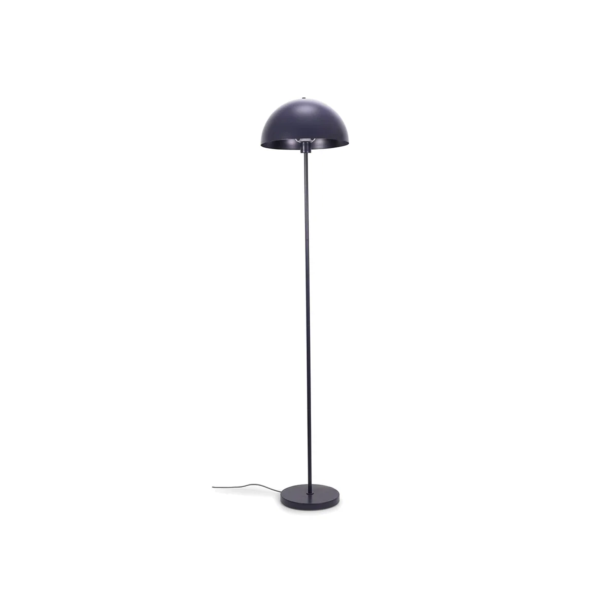 Stassi Floor Lamp with Dome Lampshade - Navy Blue