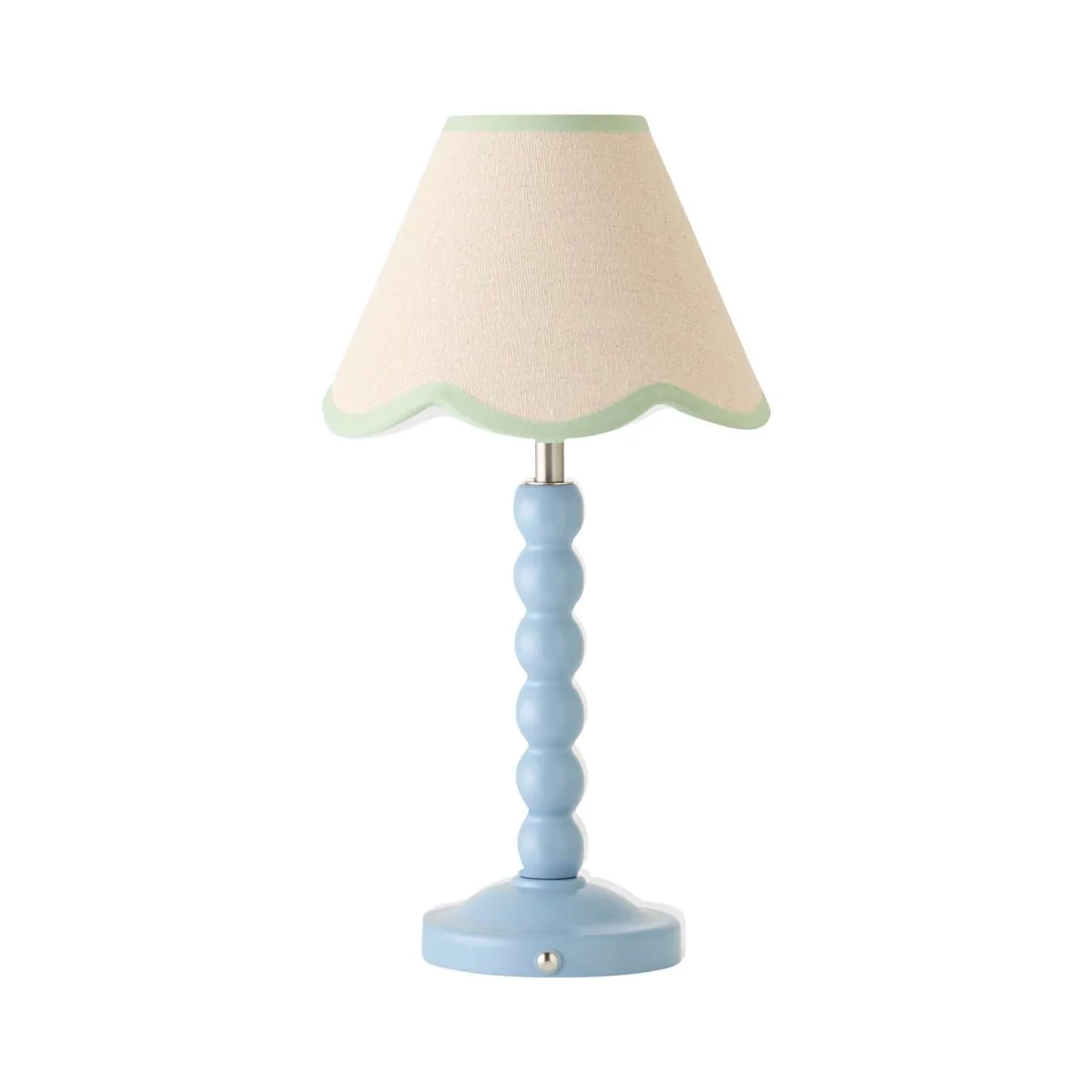 Bobble Blue Rechargeable Table Lamp Green Shade - Blue – image 3