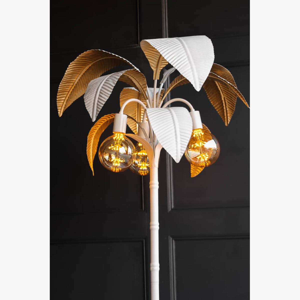 White Palm Tree Floor Lamp – image 1