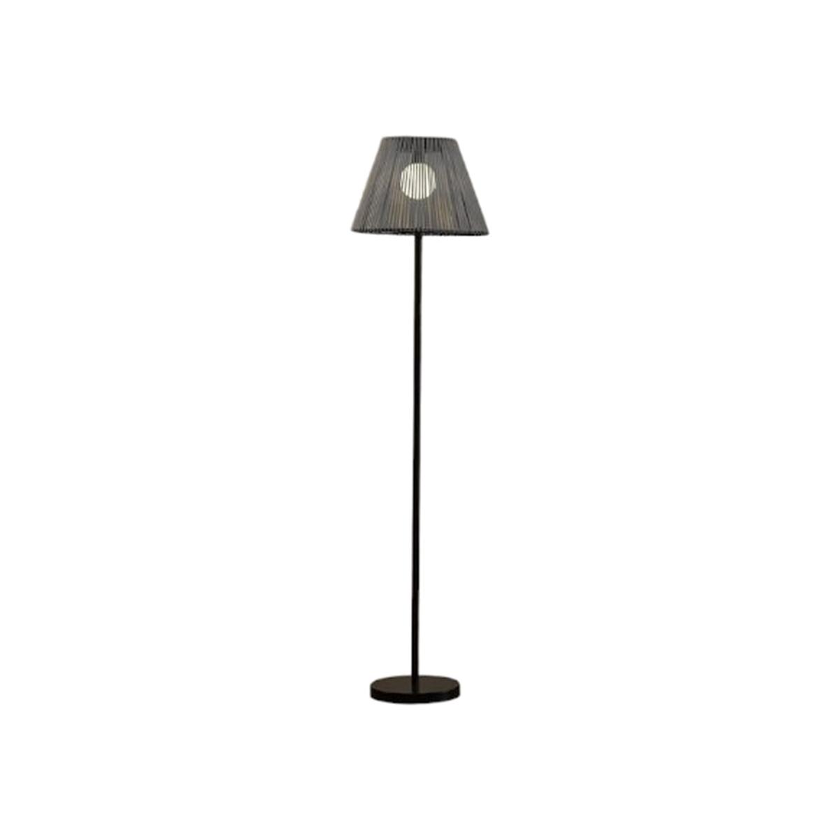 Solar Orb Floor Lamp - Black