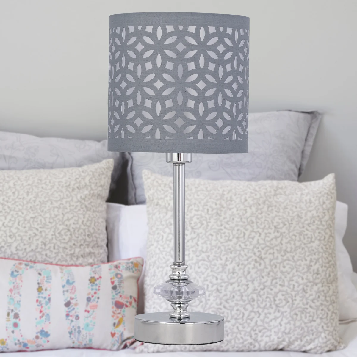 Accent Base Only Table Lamp - Polished Chrome Plate With Clear Acrylic Detail – image 2