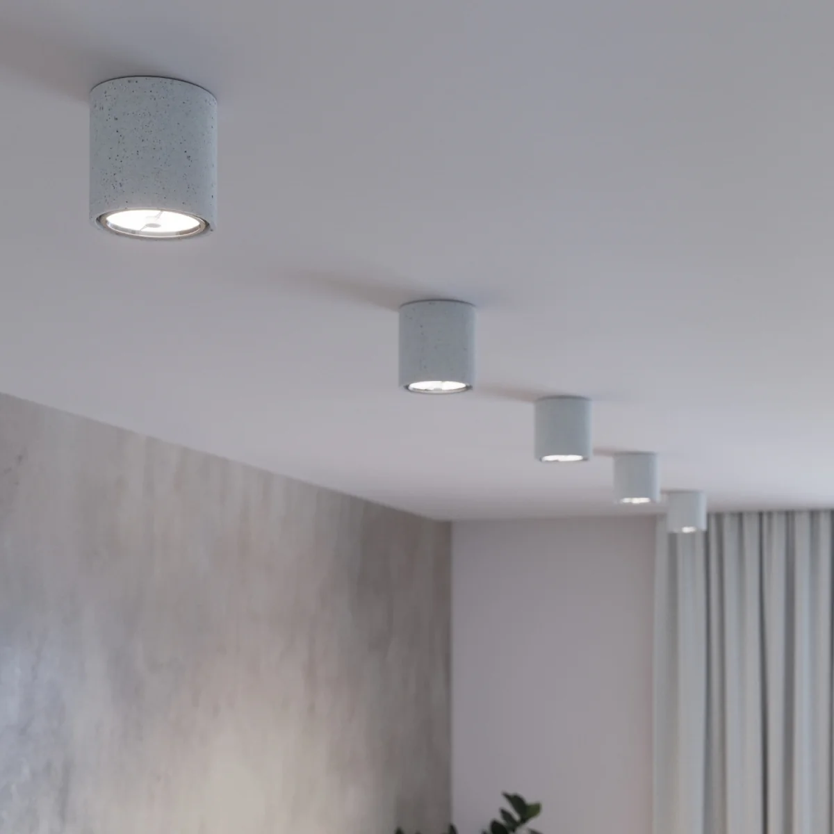Ceiling lamp CULLO concrete - gray – image 6