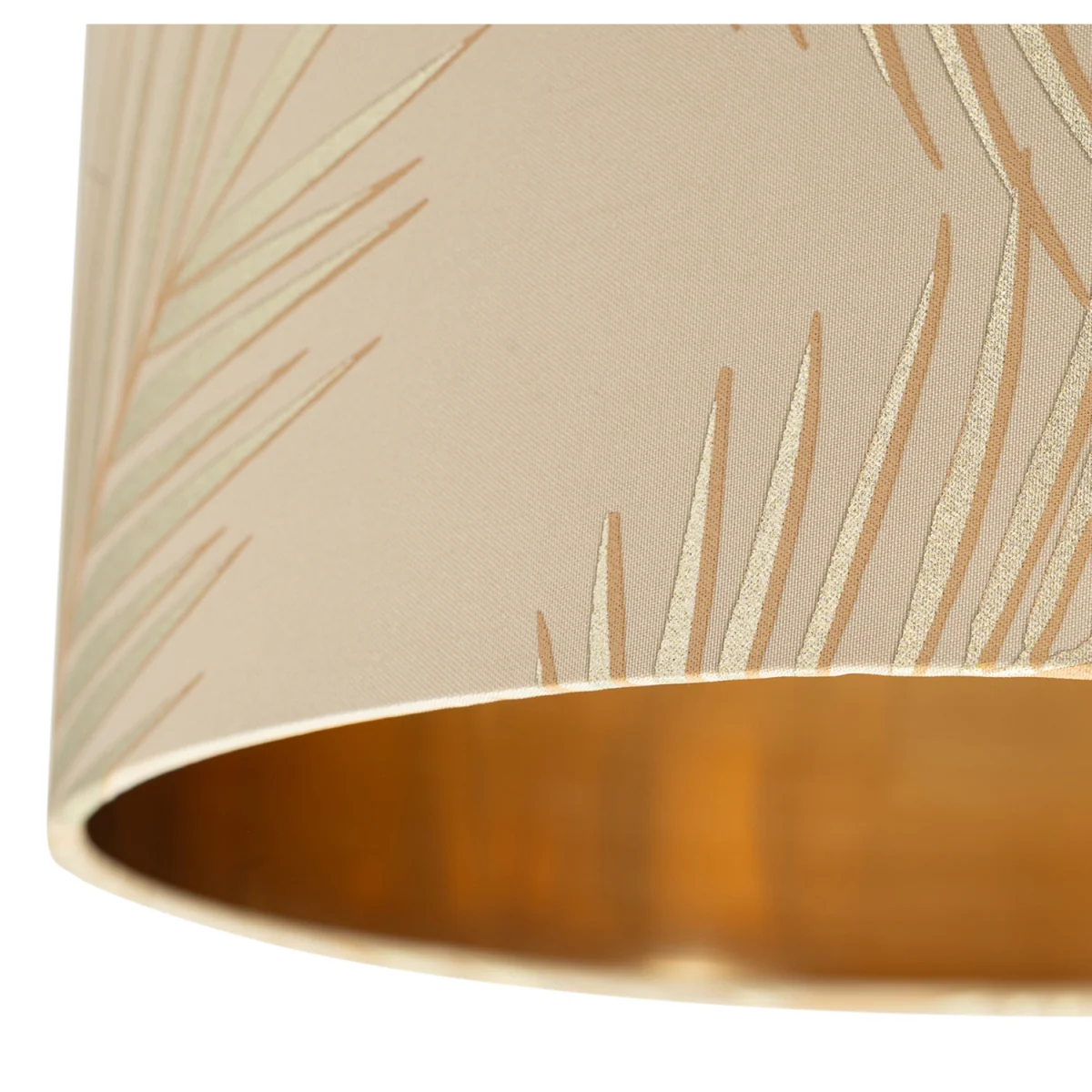 Tropica Table Lamp With Shade - Chrome & Gold – image 2