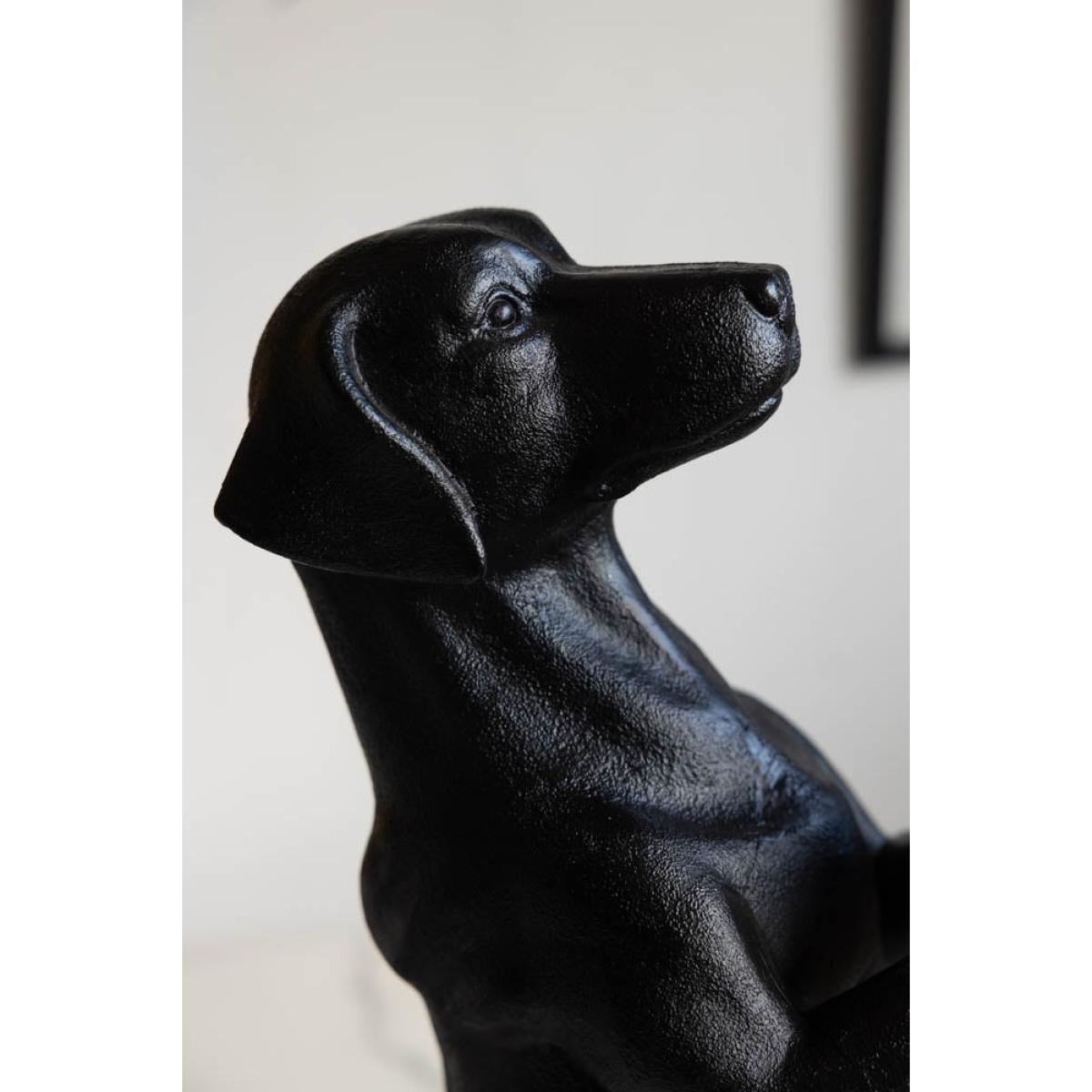 Quirky Black Dog Lamp – image 3