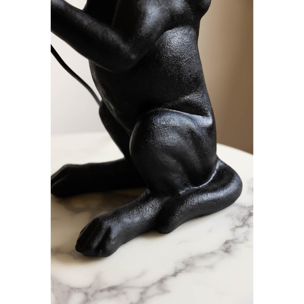 Quirky Black Dog Lamp – image 5