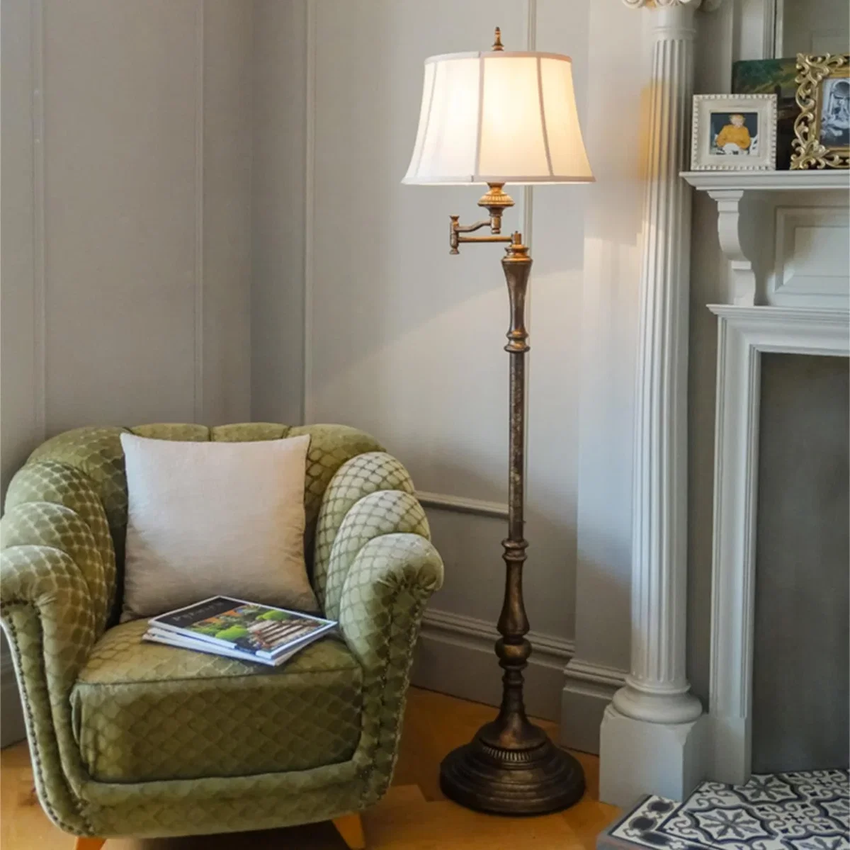 Gibson Floor Lamp Brown - Brown – image 1