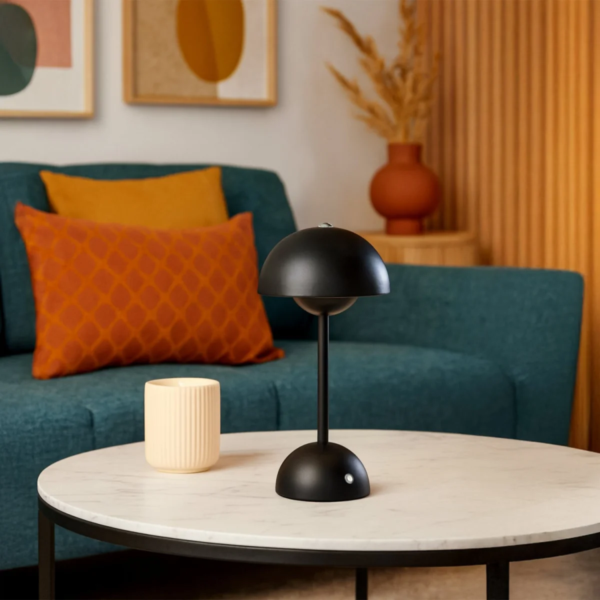Set Of 2 Eleanor Table Lamps - Matt Black Paint – image 5