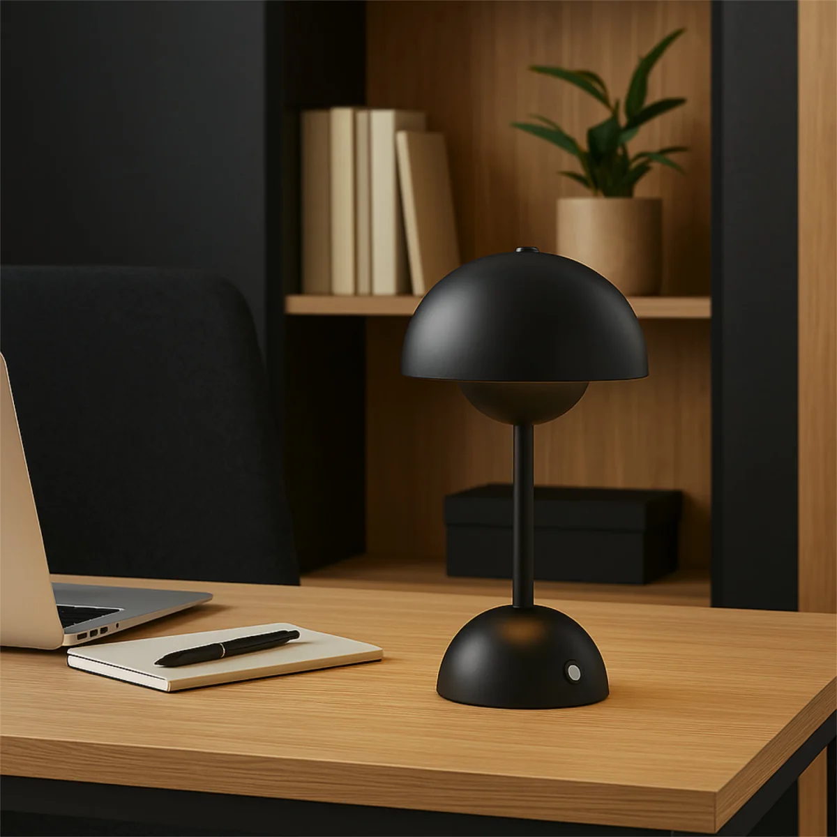 Set Of 2 Eleanor Table Lamps - Matt Black Paint – image 6