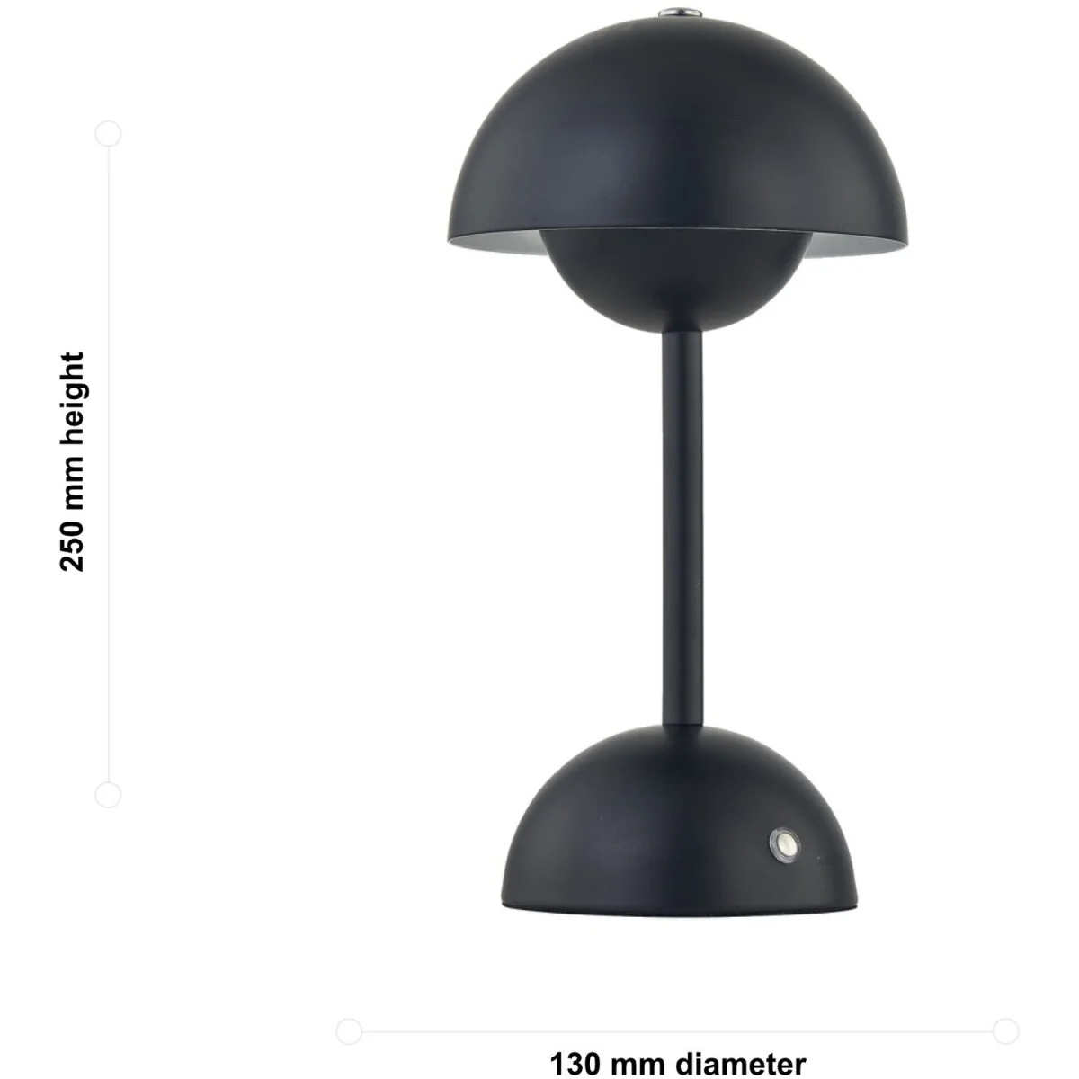 Set Of 2 Eleanor Table Lamps - Matt Black Paint – image 7