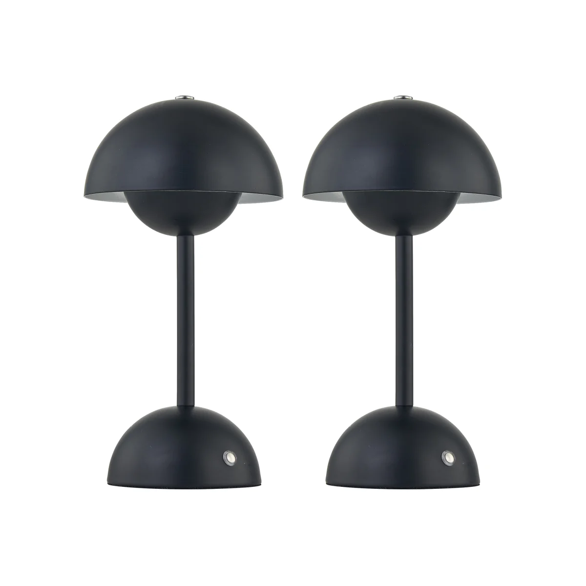 Set Of 2 Eleanor Table Lamps - Matt Black Paint – image 1
