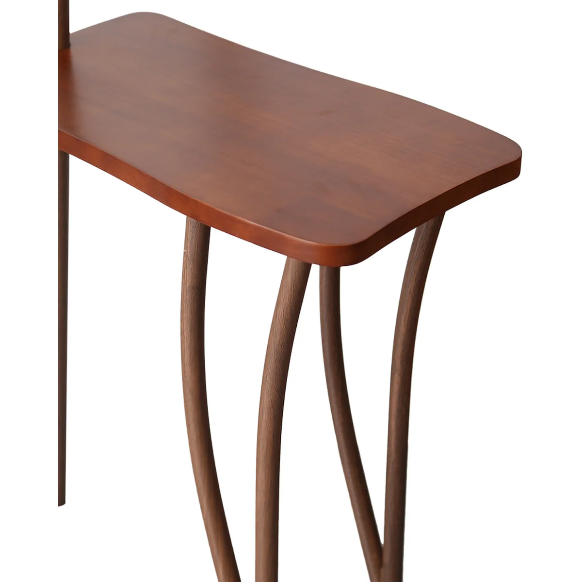 Elegant Light Floor Lamp With Table - Rosewood – image 3