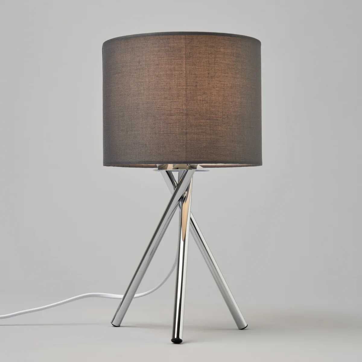 Orla Tripod Bedside Table Lamp - Silver – image 3