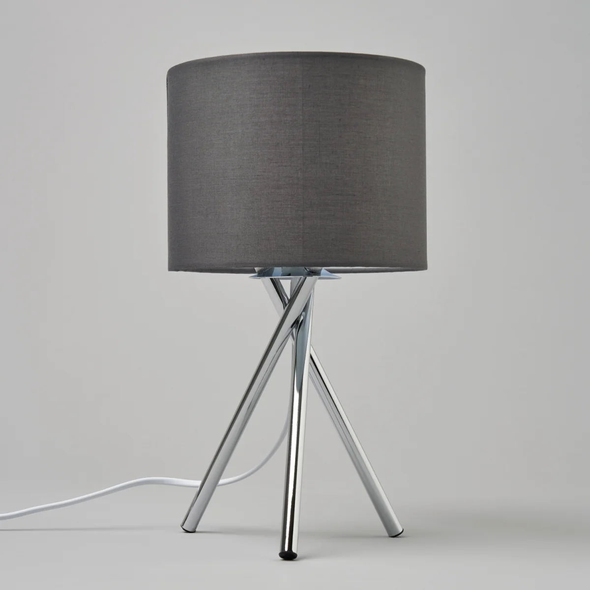 Orla Tripod Bedside Table Lamp - Silver – image 4
