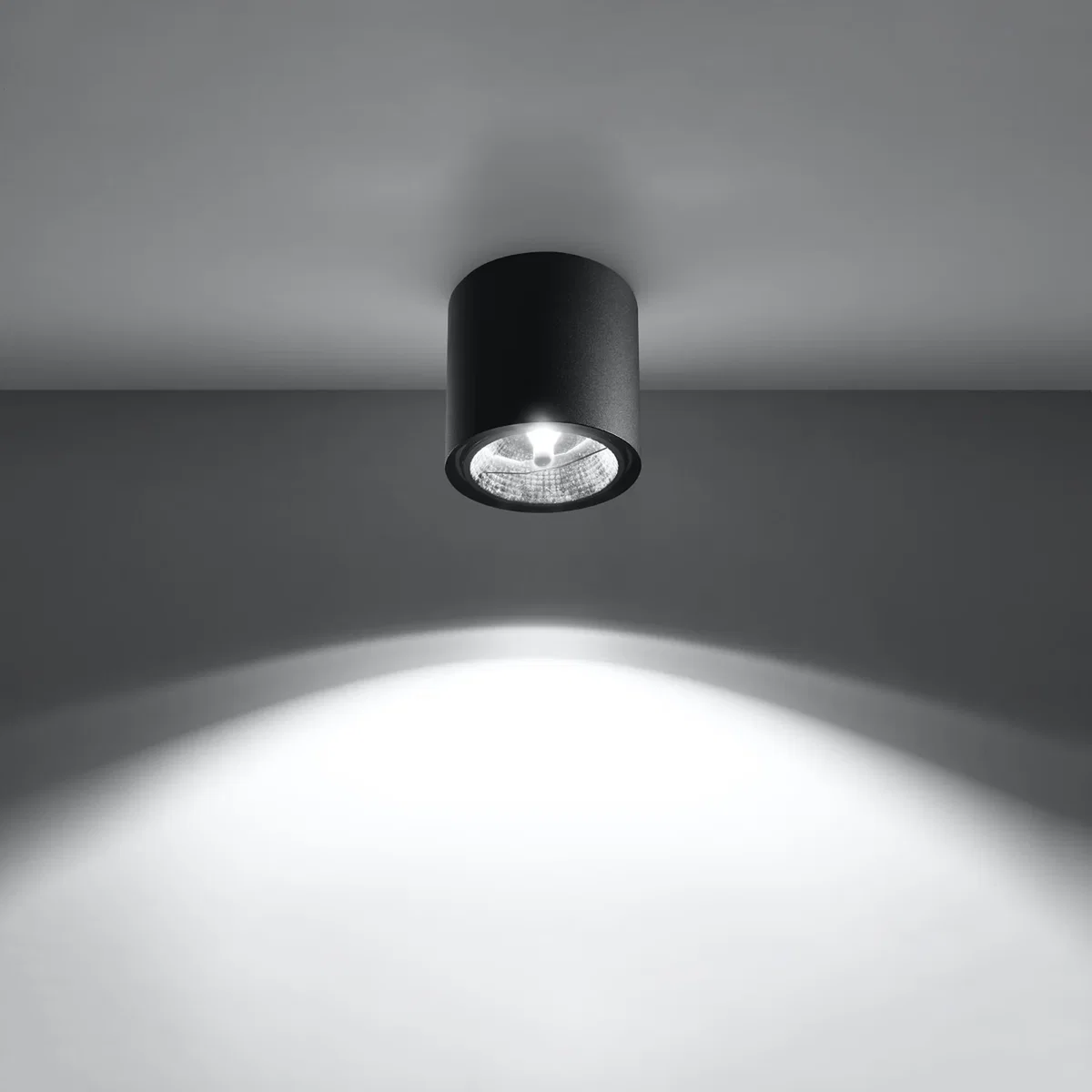 Ceiling lamp TIUBE white - black – image 3