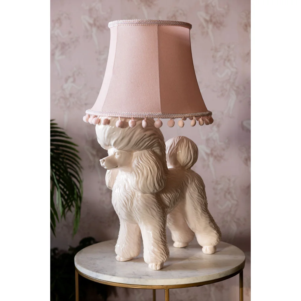 Pink Poodle Table Lamp – image 2