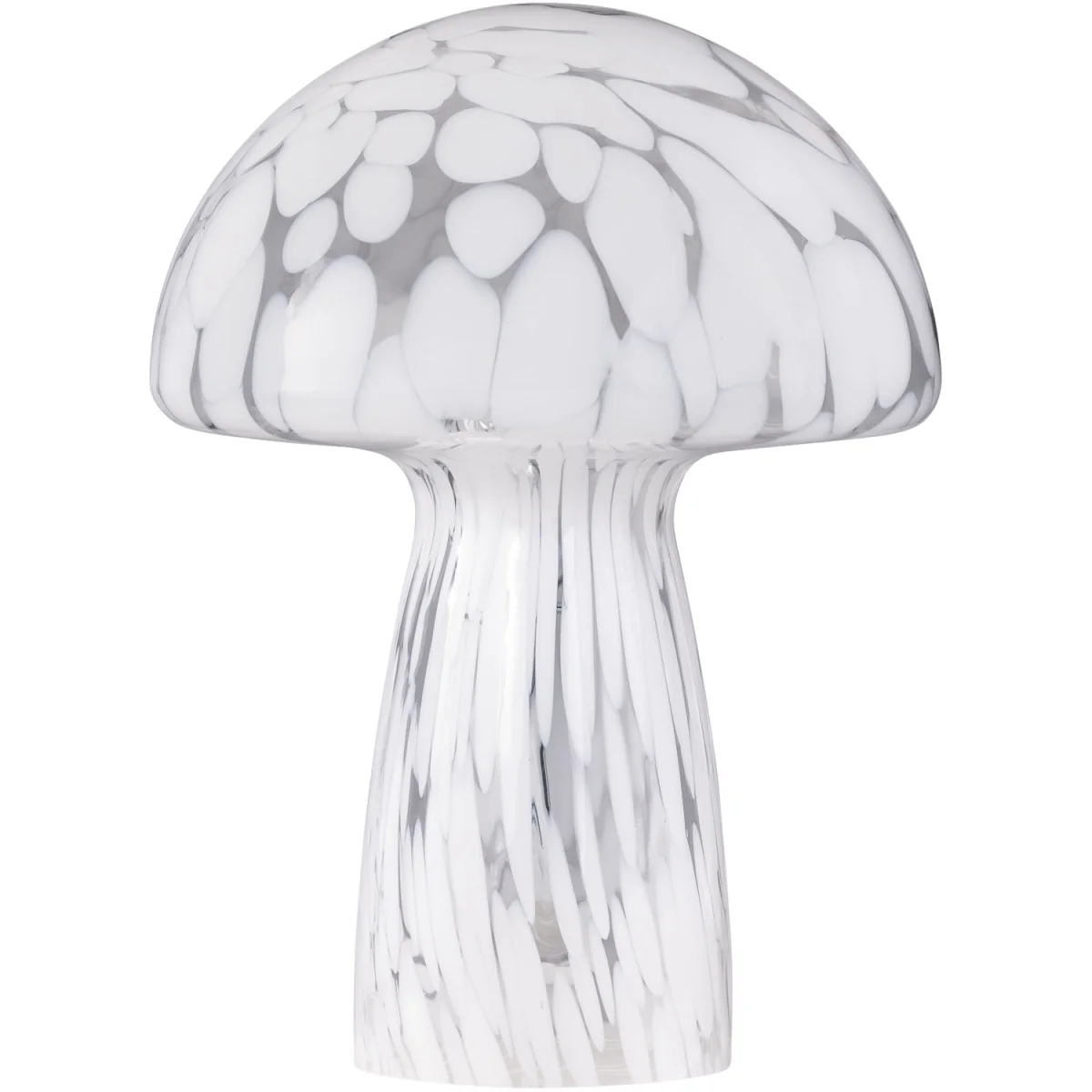 Set Of 2 Confetti Table Lamps - White Confetti Glass – image 2