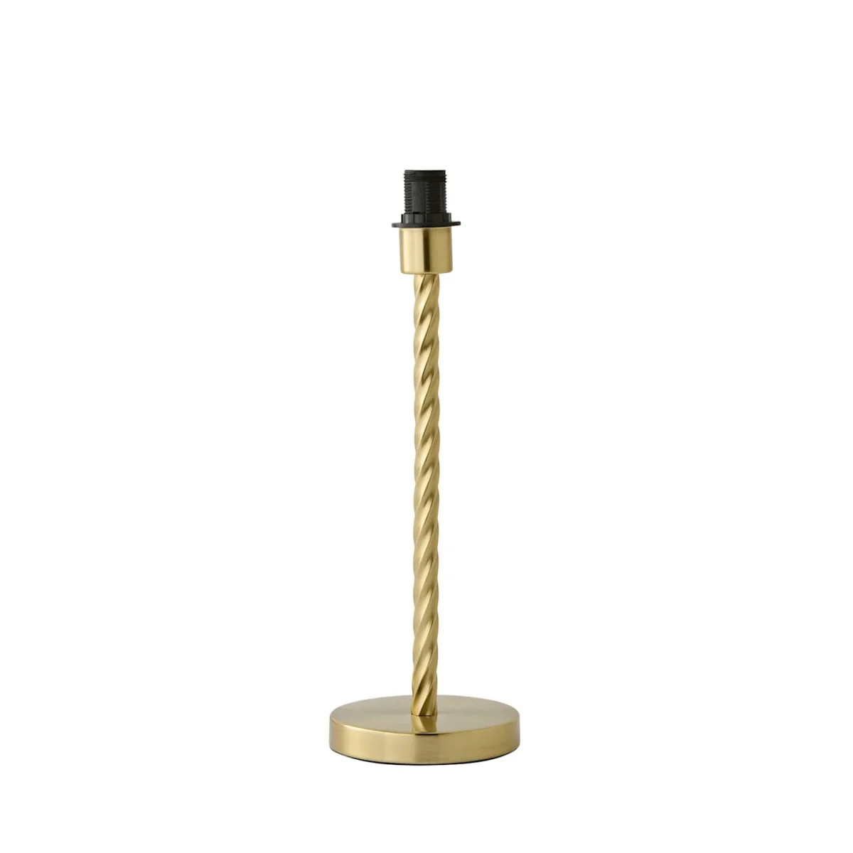 Maura Twisted Metal Table Lamp Base - Gold – image 5