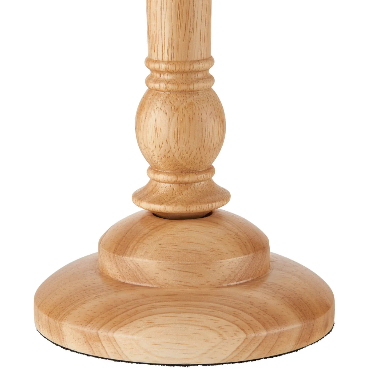 Julian Table Lamp With Shade - Wood And Striped Fabric – image 6
