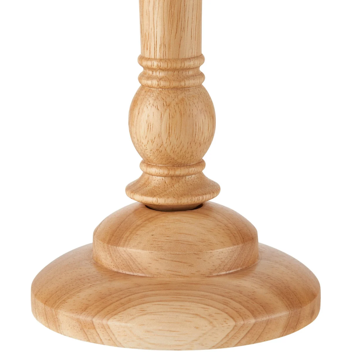 Julian Table Lamp With Shade - Wood And Striped Fabric – image 7