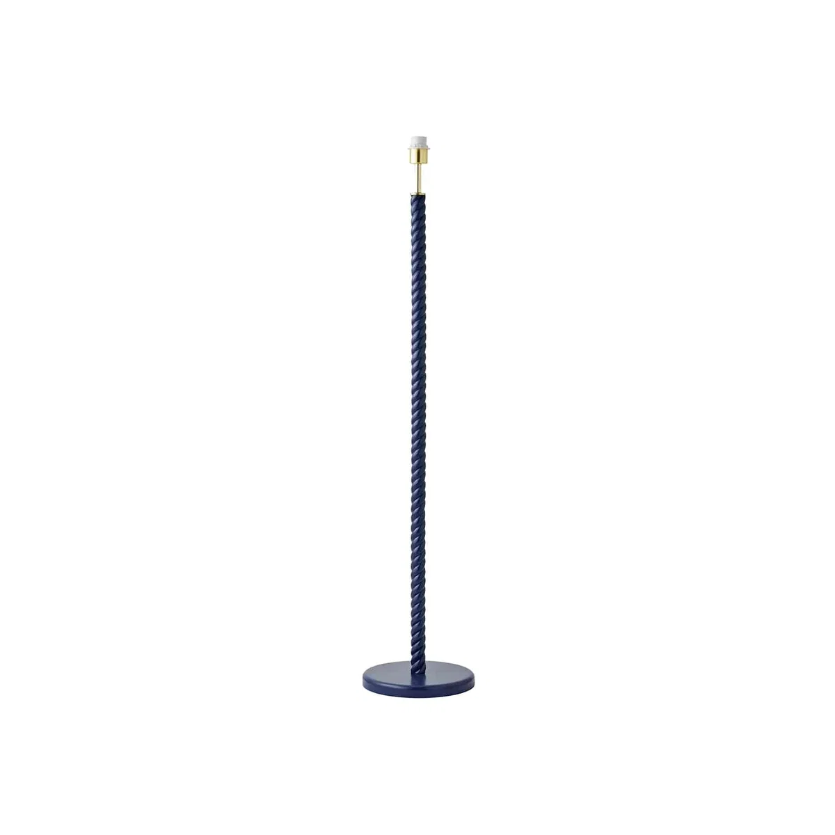 Amara Twist Floor Lamp Base Only - Navy Blue - Navy Blue