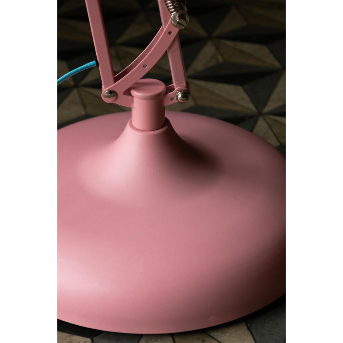 Adjustable Pink Task Floor Lamp with Blue Flex – image 6