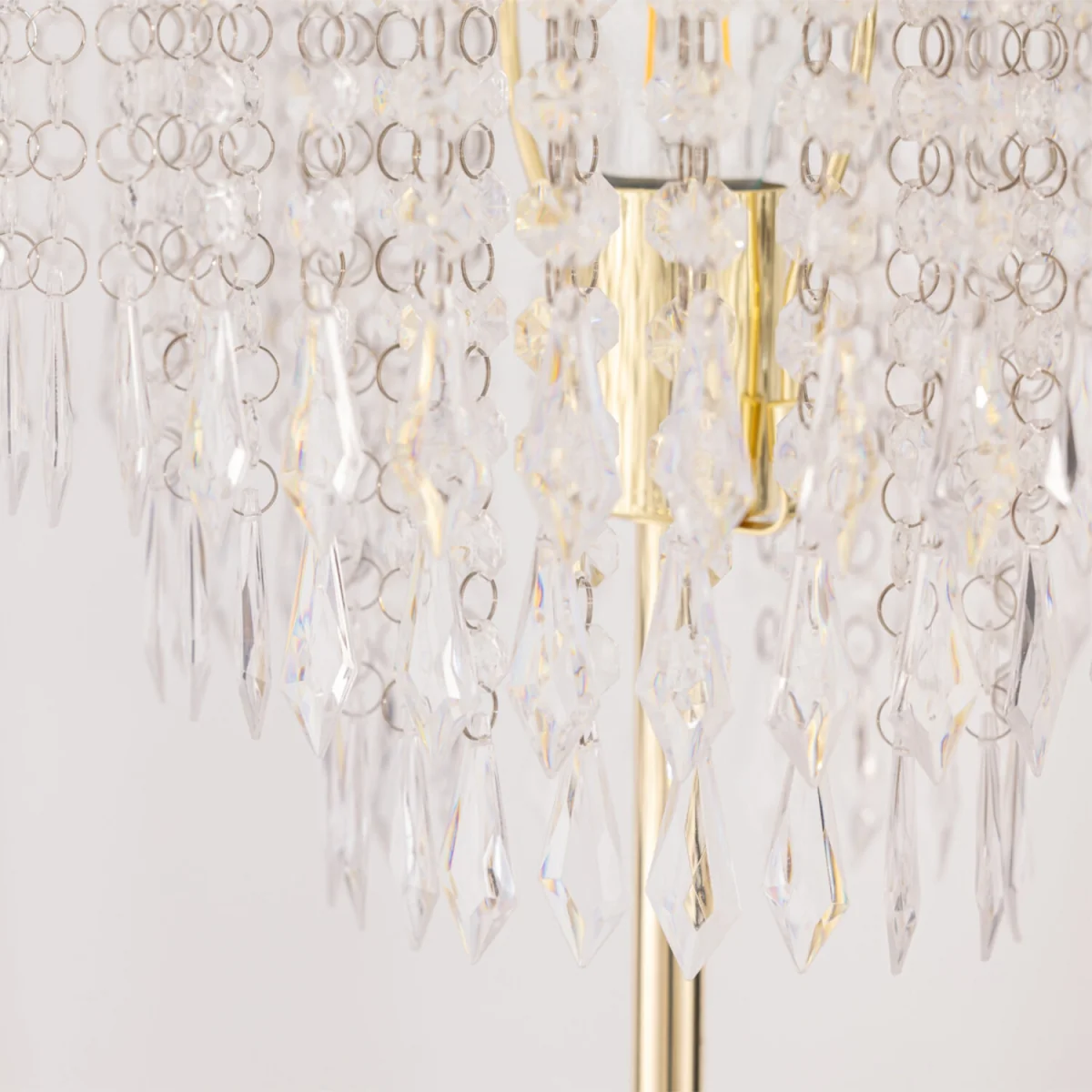 Cascada Floor Lamp - Polished Gold Plate And Clear Acrylic – image 3