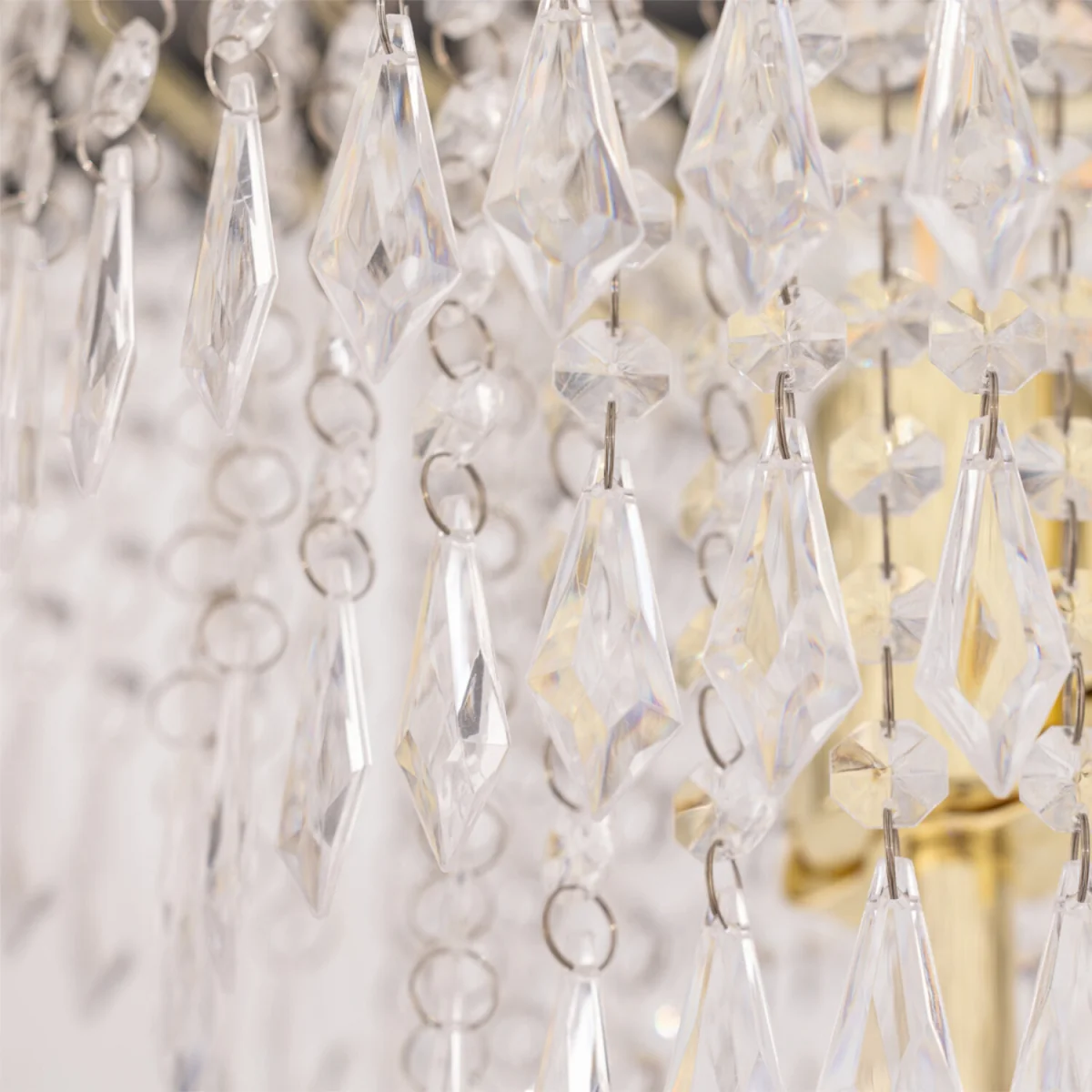 Cascada Floor Lamp - Polished Gold Plate And Clear Acrylic – image 4