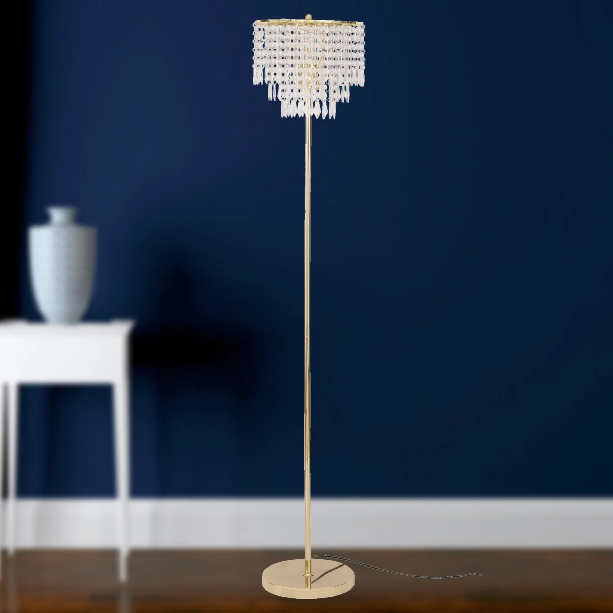Cascada Floor Lamp - Polished Gold Plate And Clear Acrylic – image 7