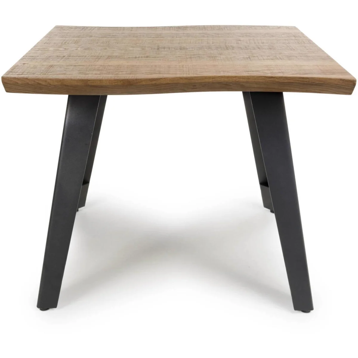 FWStyle Nassau Oak Effect Finish Wave Edge Lamp End Side Table - Oak – image 4