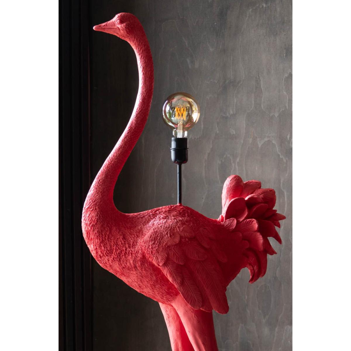 Fabulous Pink Ostrich Floor Lamp – image 3