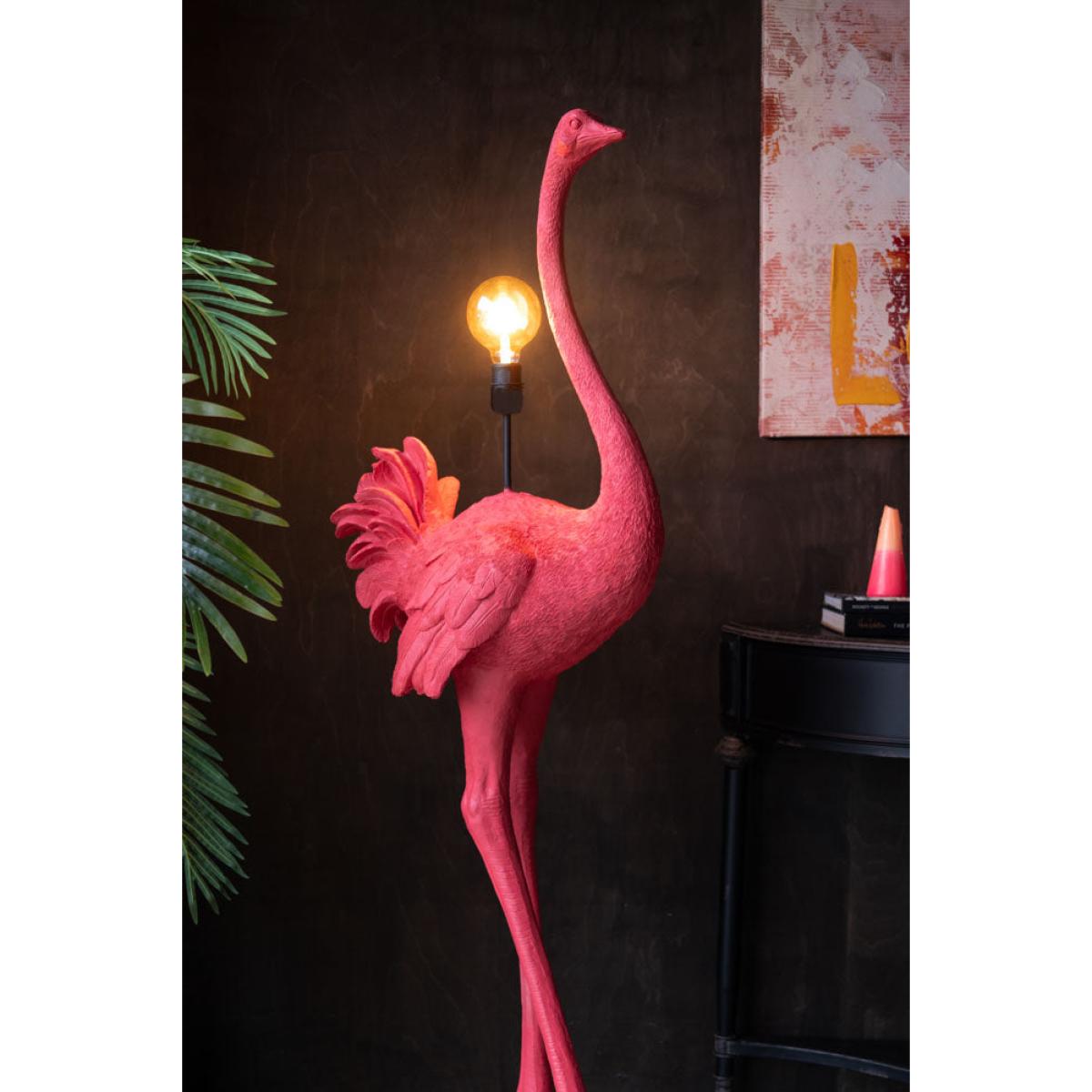 Fabulous Pink Ostrich Floor Lamp – image 6