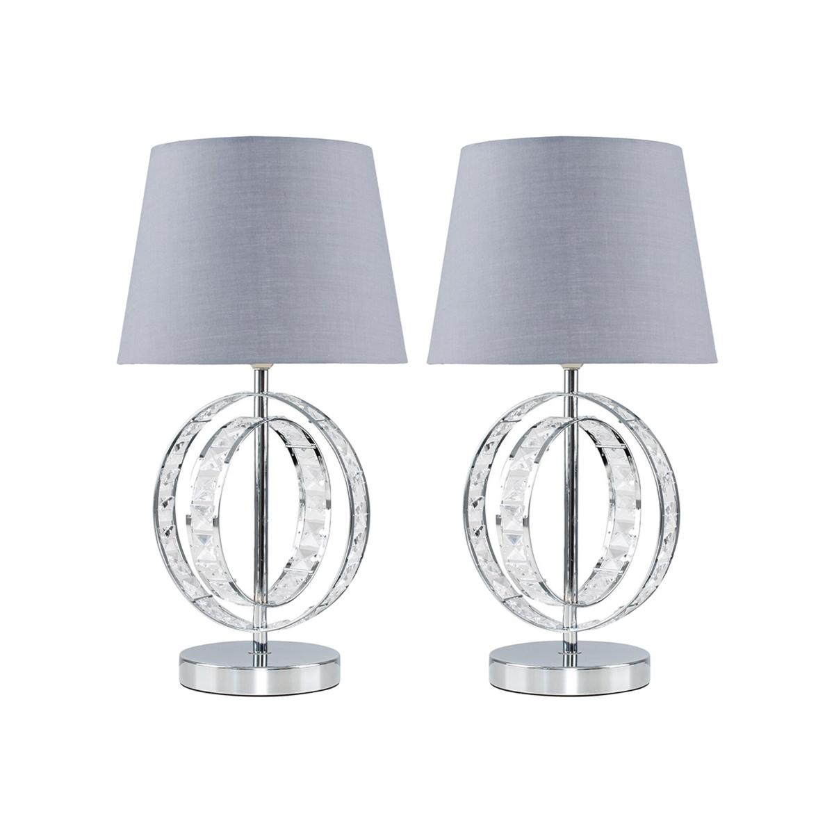 Rothwell Table Lamps - Set of 2 - Silver
