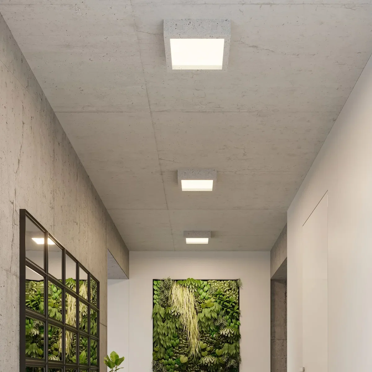 Ceiling lamp RIZA concrete - gray – image 5