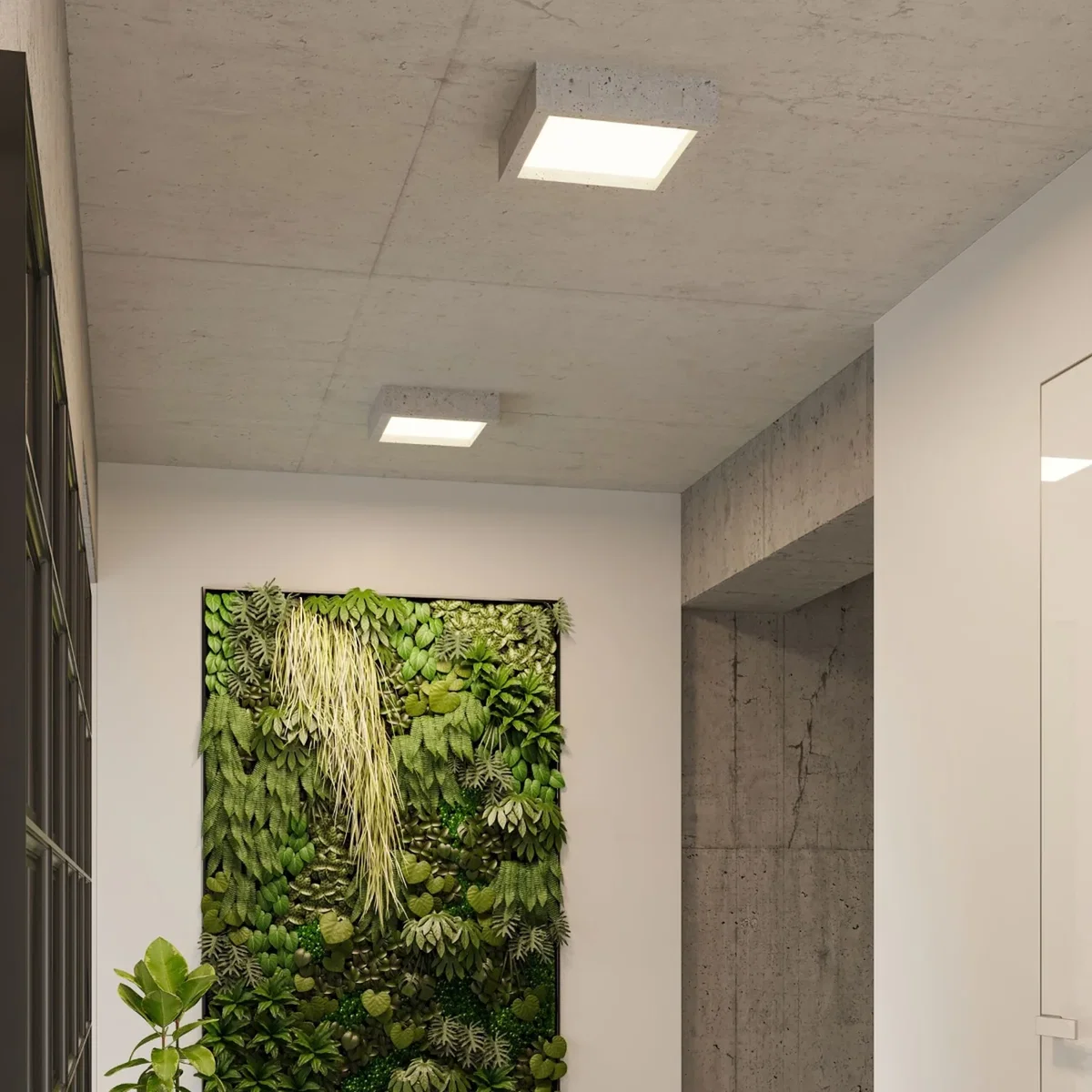 Ceiling lamp RIZA concrete - gray – image 6
