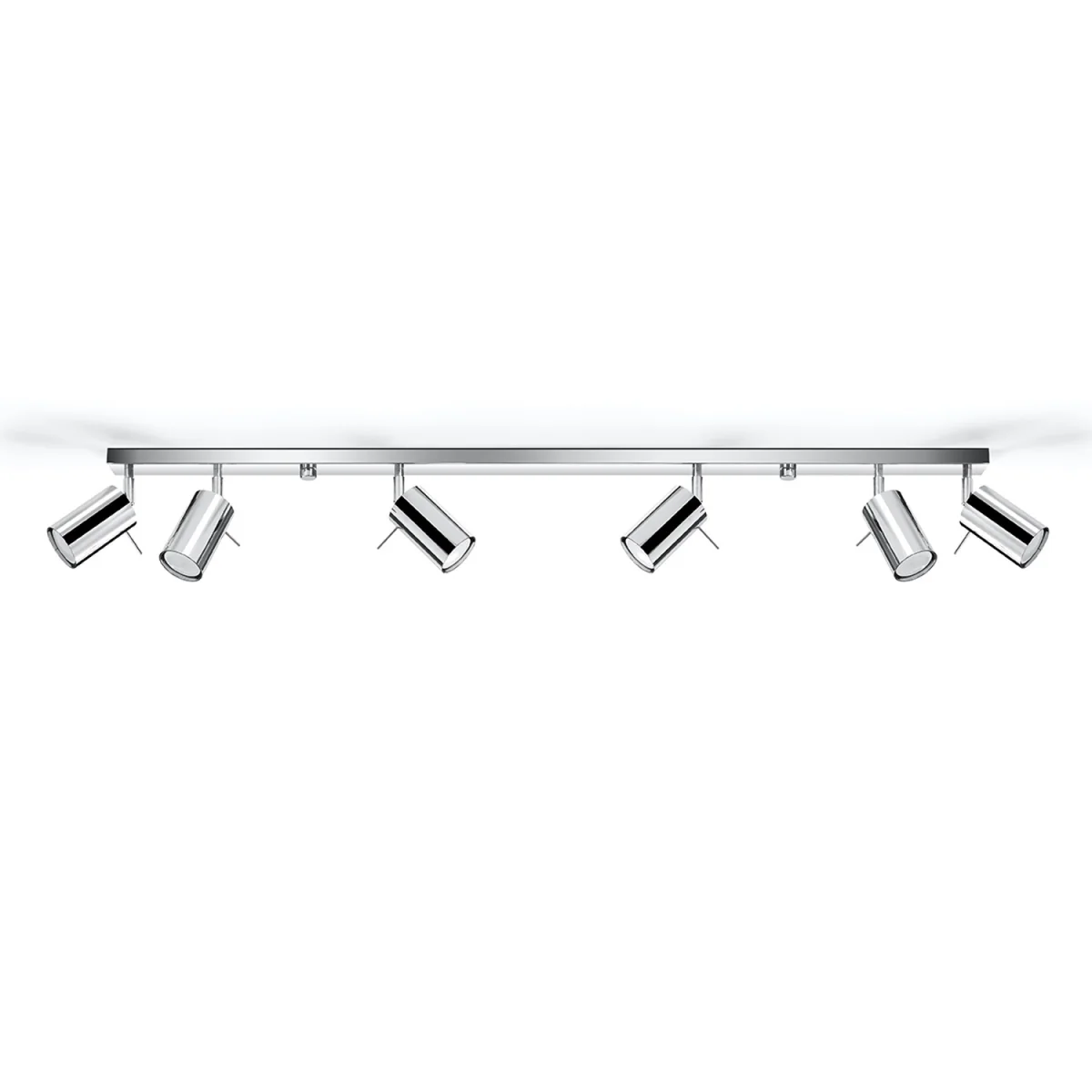 Ceiling lamp RING 6L grey - chrome – image 2
