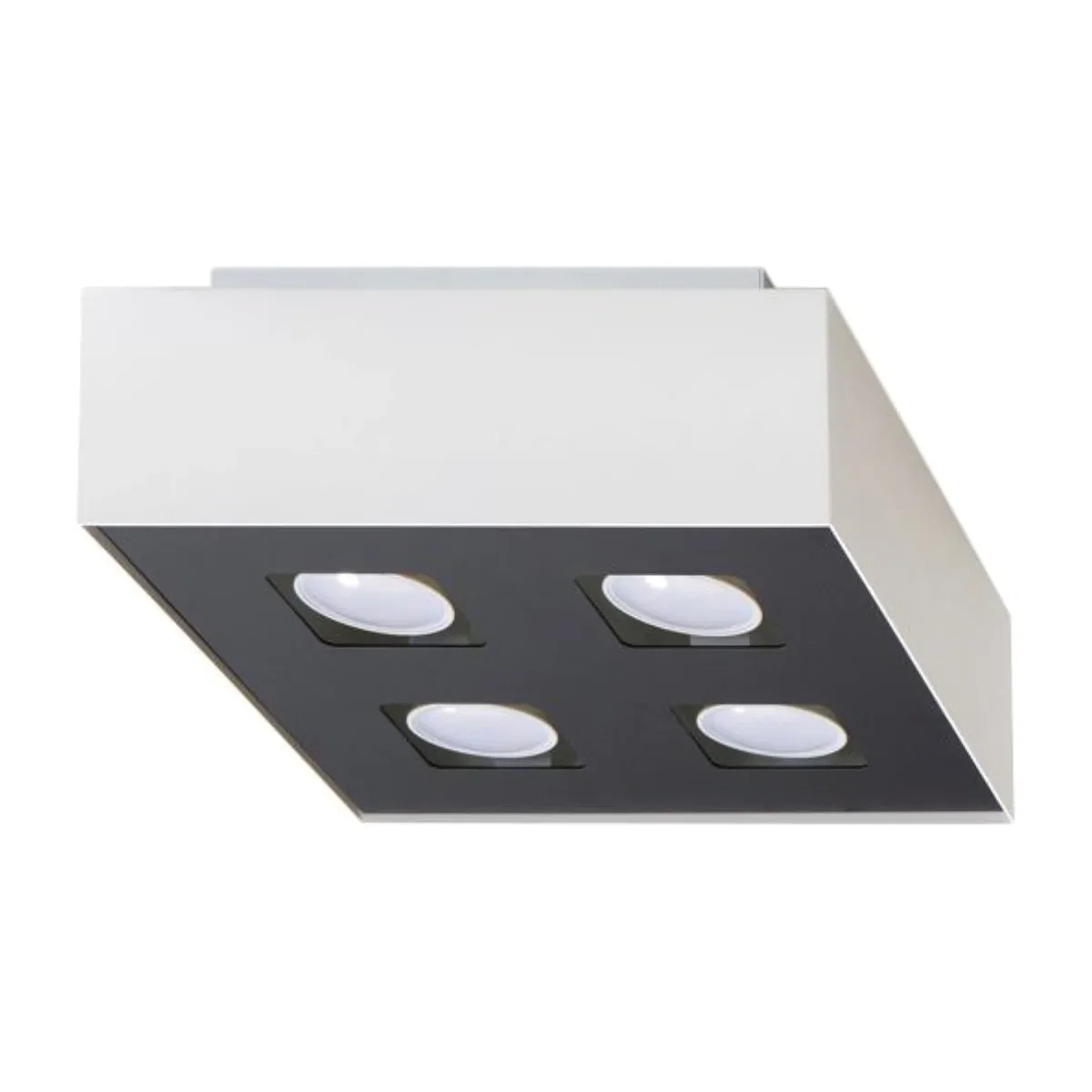 Ceiling lamp MONO 4 white - White black – image 1