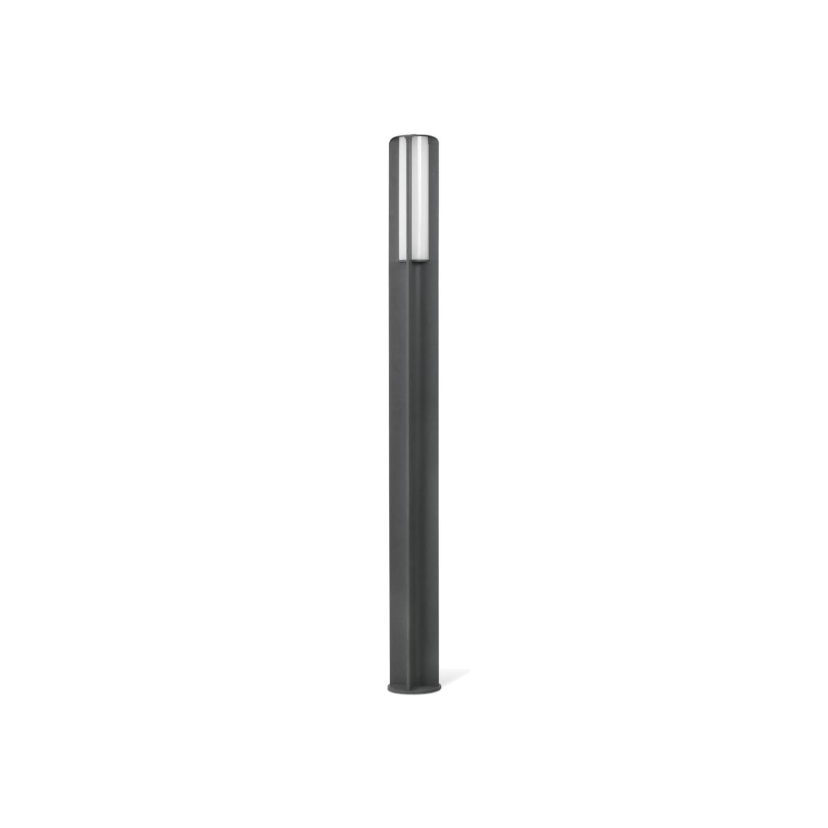 Bu LED 4 Light Outdoor Lamp Post - Dark Grey