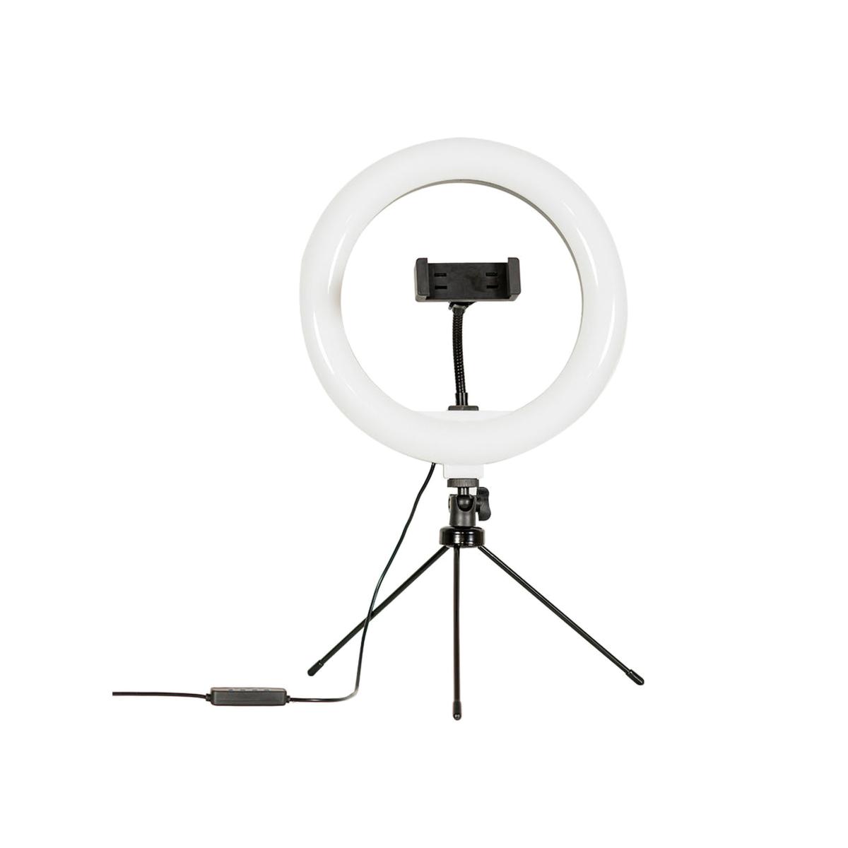 10" Table Top LED Ring Light - Black