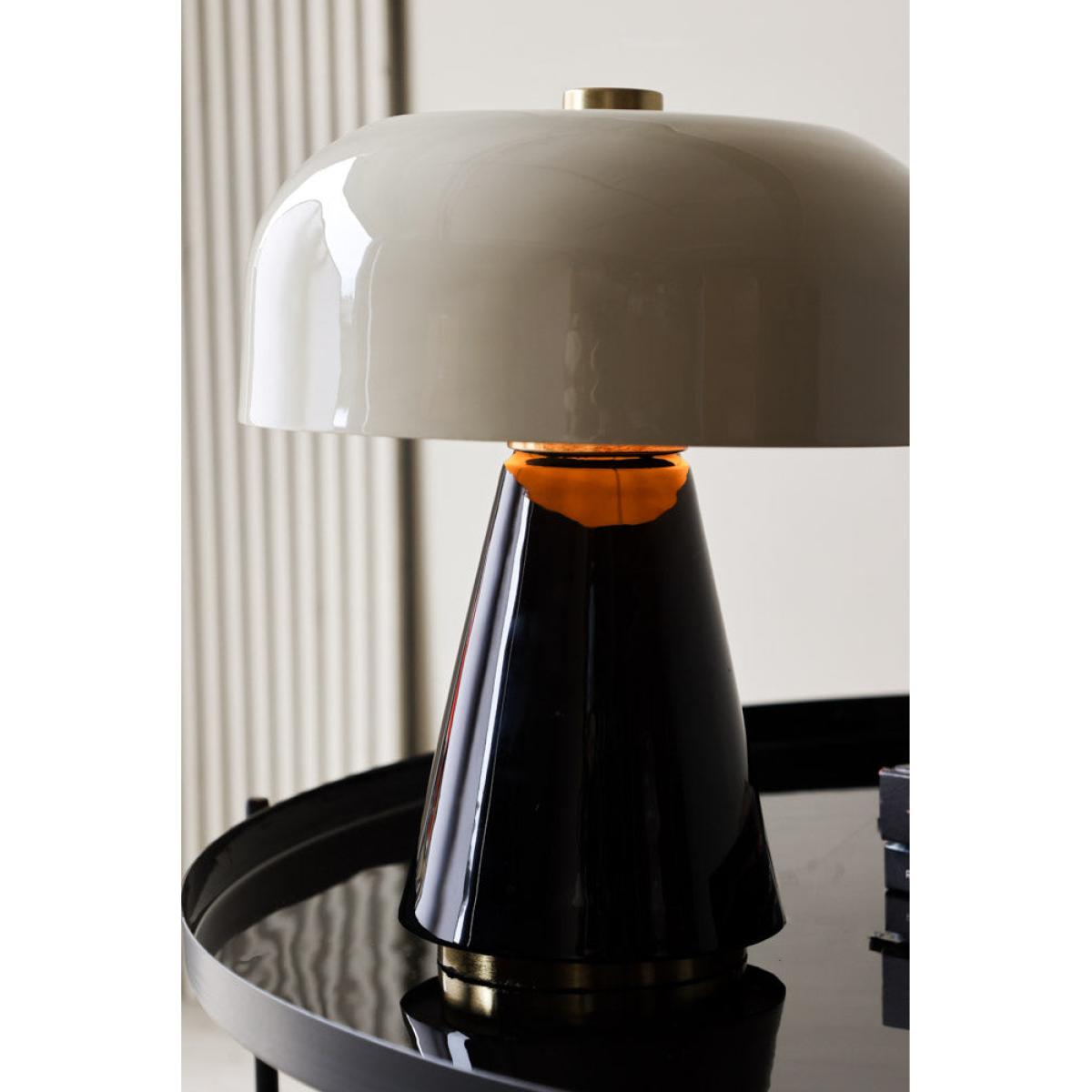 Monochrome Metal Table Lamp – image 2