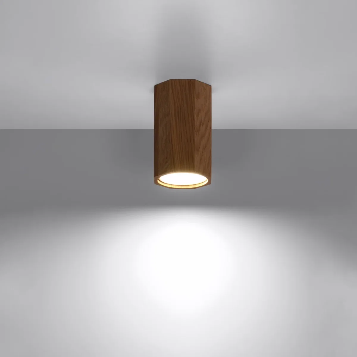 Ceiling lamp ZEKE 10 oak - oak – image 3