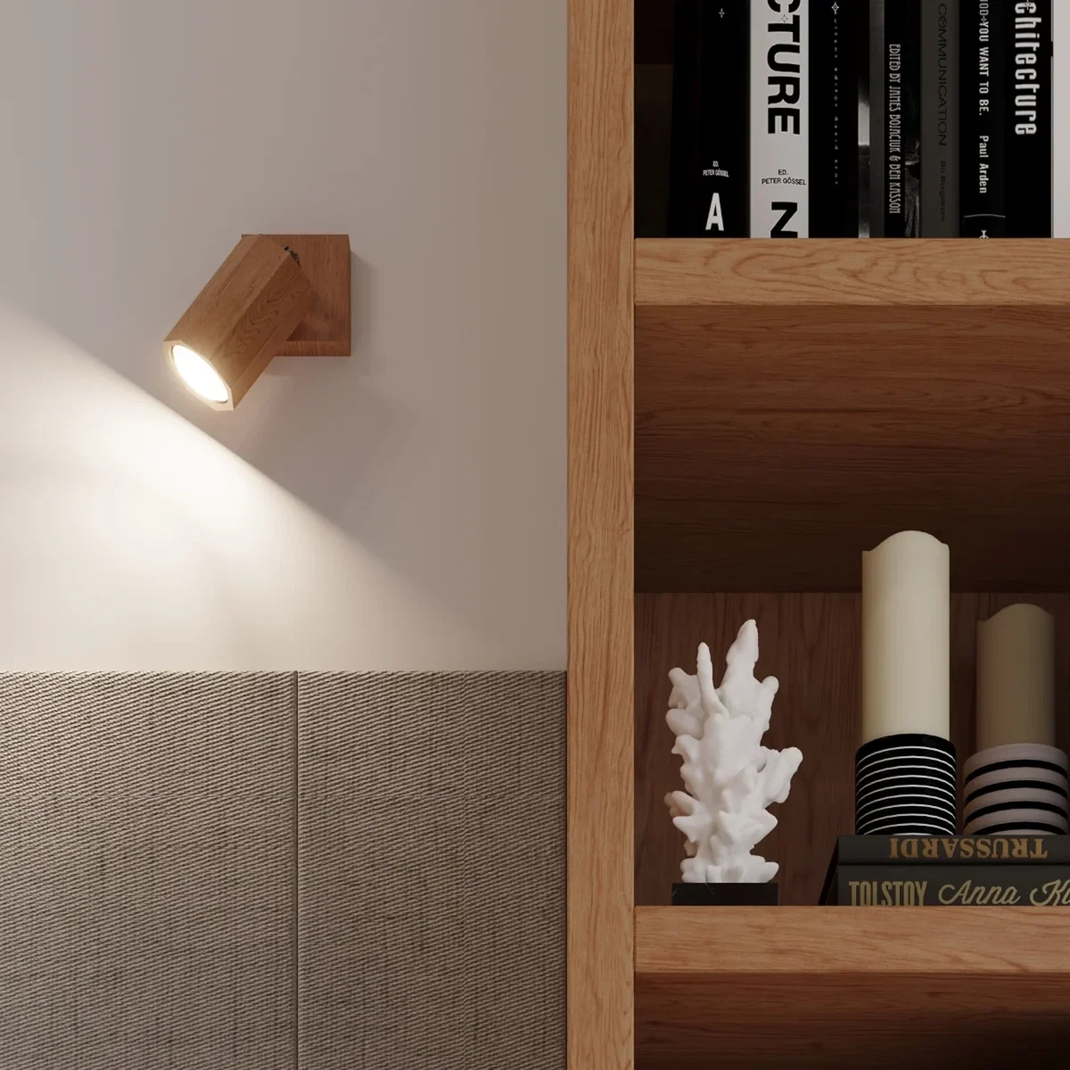 Ceiling lamp ZEKE 10 oak - oak – image 5
