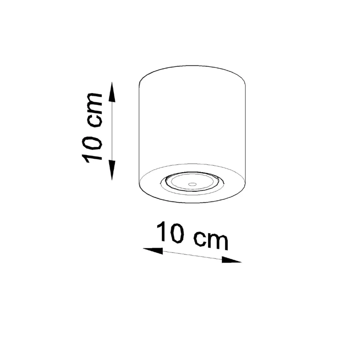 Ceiling lamp ORBIS 1 grey - gray / Concrete – image 7