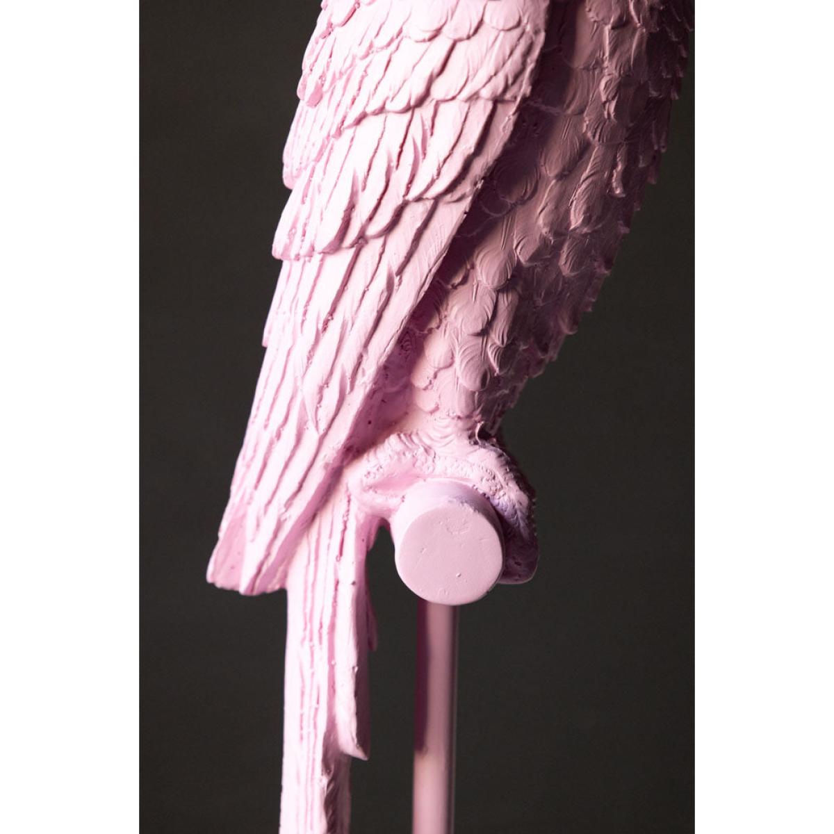 Pretty Pink Parrot Floor Lamp with Shade – image 6